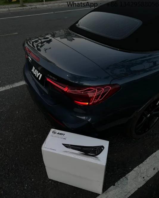 

Подходит для BMW новых 4 серии True Laser Задние фонари G22 G23 G82 M4 425i 430 CSL Line I4 Лазерные задние фонари Фары с золотым глазом