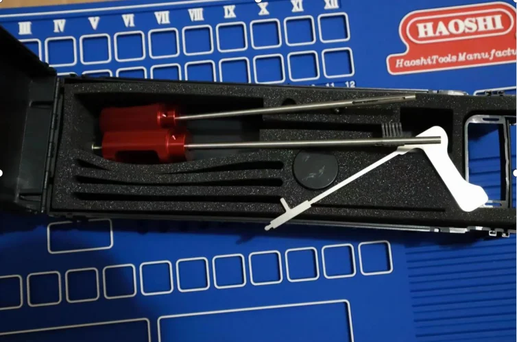 هاوشي ماجيك كيه رقم. 68 نجمة 3 + 3 الولايات المتحدة الأمريكية قفل مزدوج بت أقفال مفتاح رئيسي فك قفل فتاحة مفتاح ذكي أقفال لوازم #5