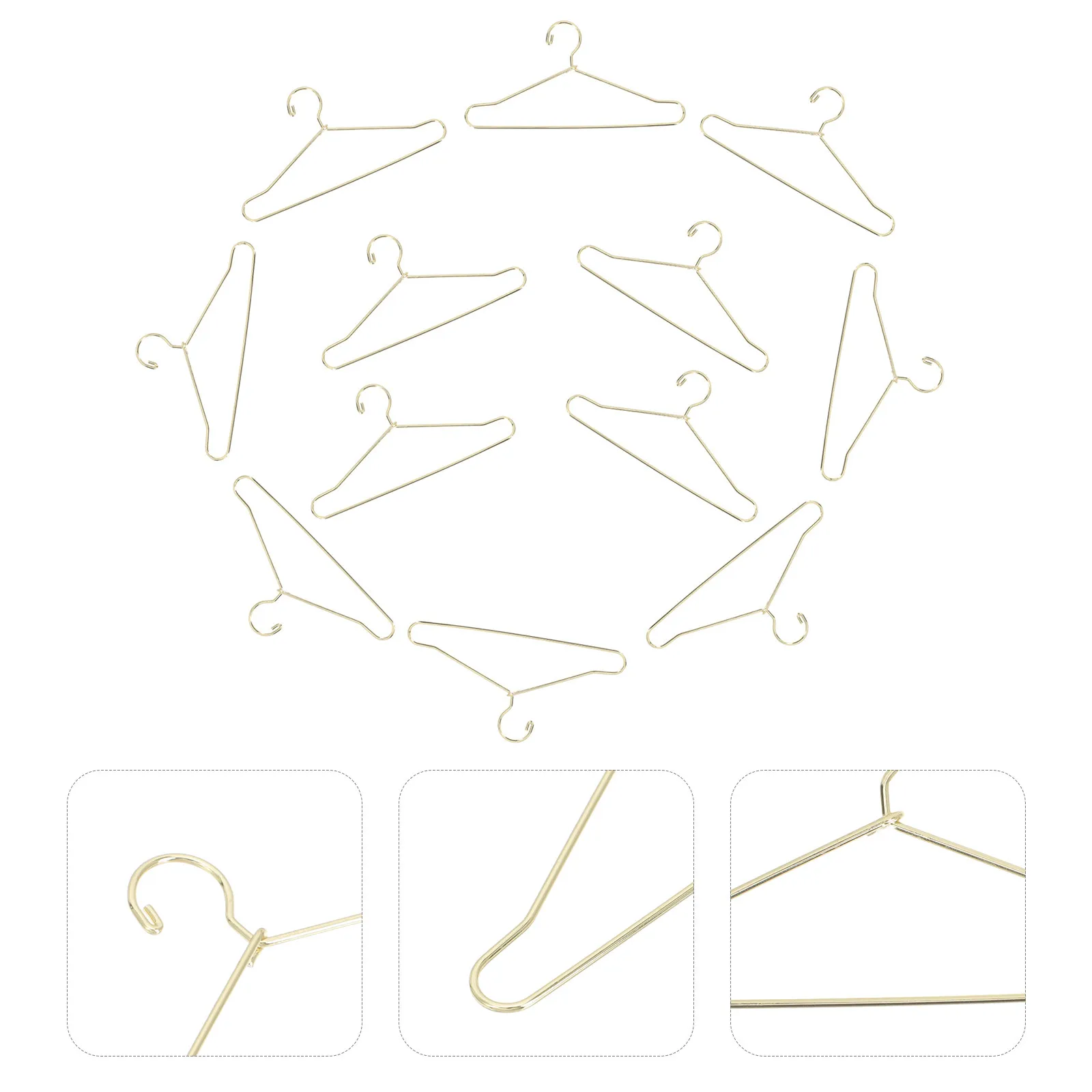 

25 миниатюрных металлических вешалок для кукольного домика, подставка для демонстрации одежды, аксессуары для миниатюрного домашнего декора