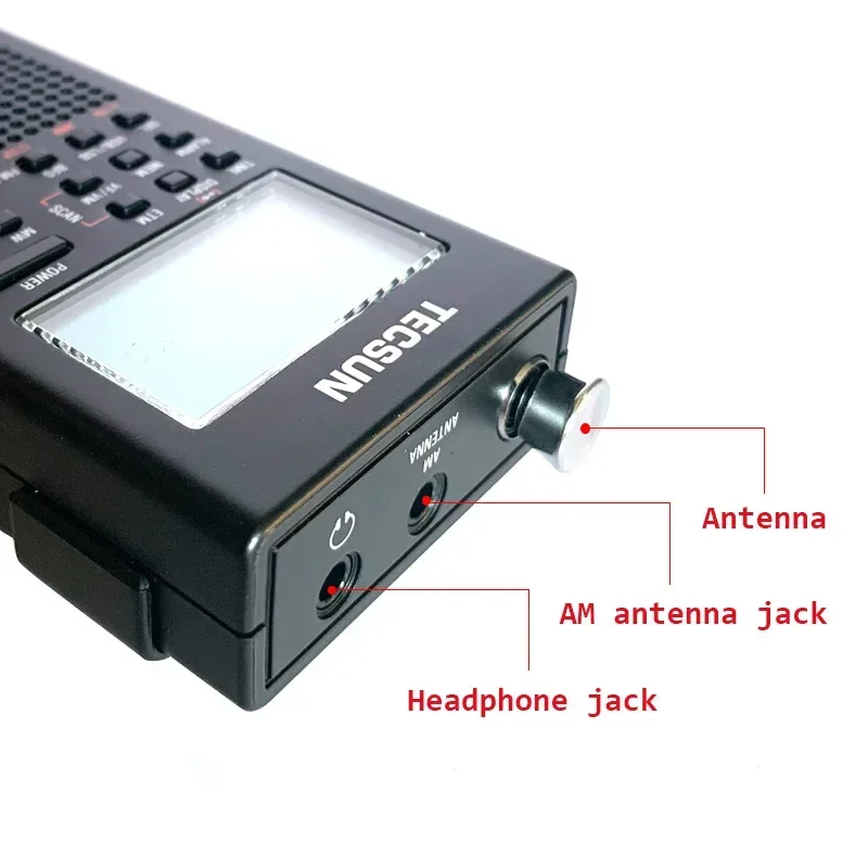 Tecsun PL-365 Radio FM/AM/Shortwave Full-band Portable Easy-To-Handle Radio Digital Demodulation DSP SSB Receiver with Alarm
