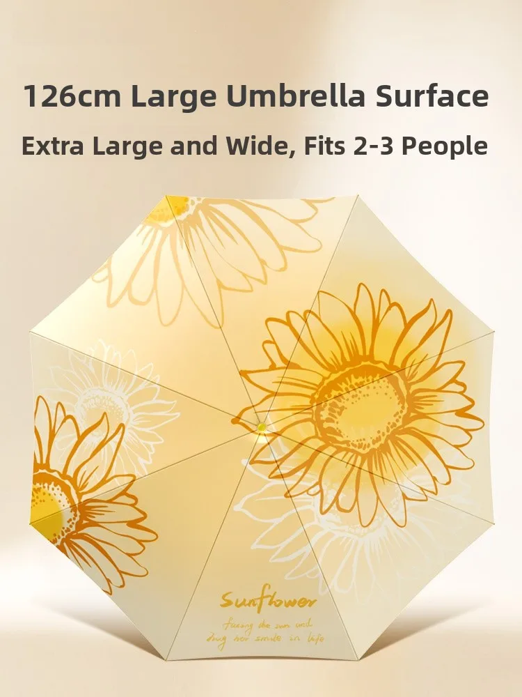 

Professional Large Long-Handled Umbrella for Wind And Rain Thickened Sunshade Dual-Purpose Women's Umbrella Double-The-Size R...