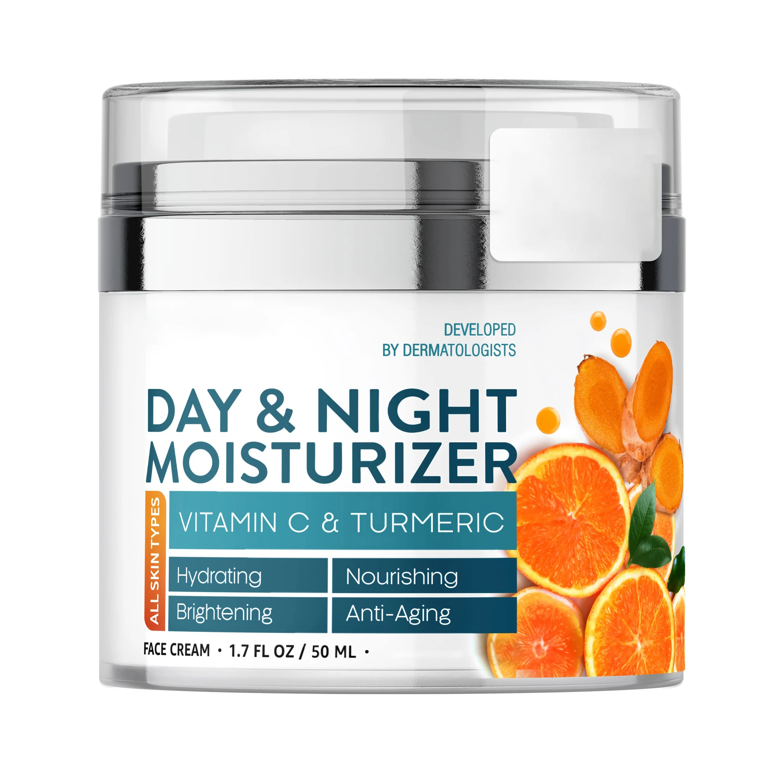 

Day Night Moisturizer Vitamin C Turmeric Anti -Aging Brightening Lotion Face Whitening Facial Retinol Collagen Face Cream