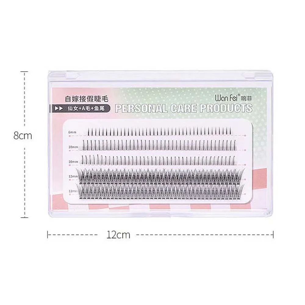 Faux-cils individuels en fibres artificielles, outil de maquillage