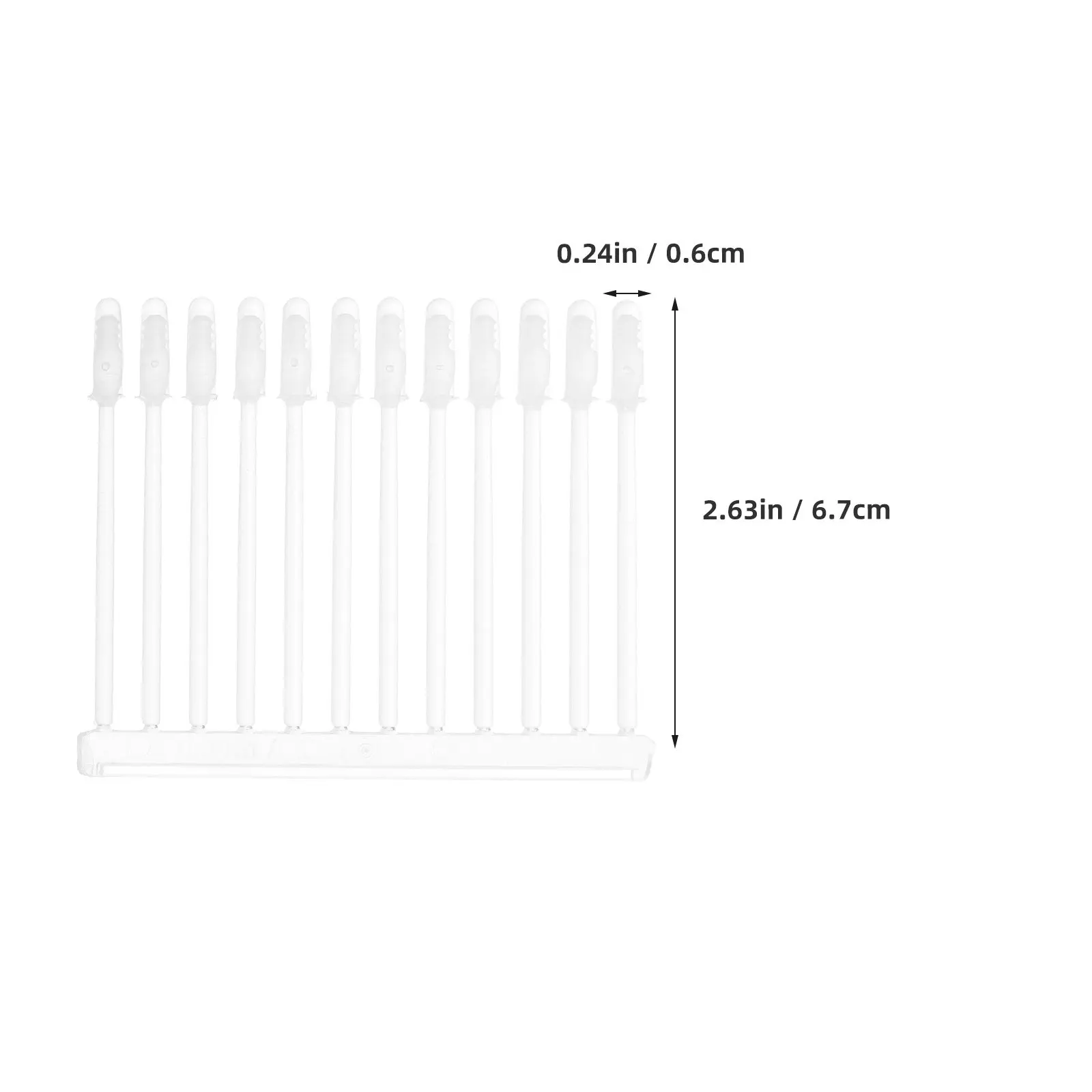 24Pcs Sticky Ear Cleaning Tools Transparent Earwax Remover Safe Deep Cleaning Ear Picks for Home Office Travel Use