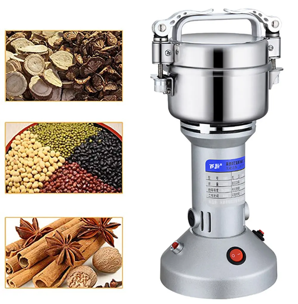 Household 150G Portable Coffee Grinder Electric Grains Mill Grinding Spices Home Useful Stainless Steel Dry Food Powder Grinder