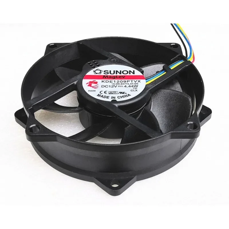 New original SUNON KDE1209PTVX 9025 9225 90MM 90*90*25mm 92*92*25 MM Circular fan For  CPU Cooling fan 12V  0.37A  with PWM 4pin