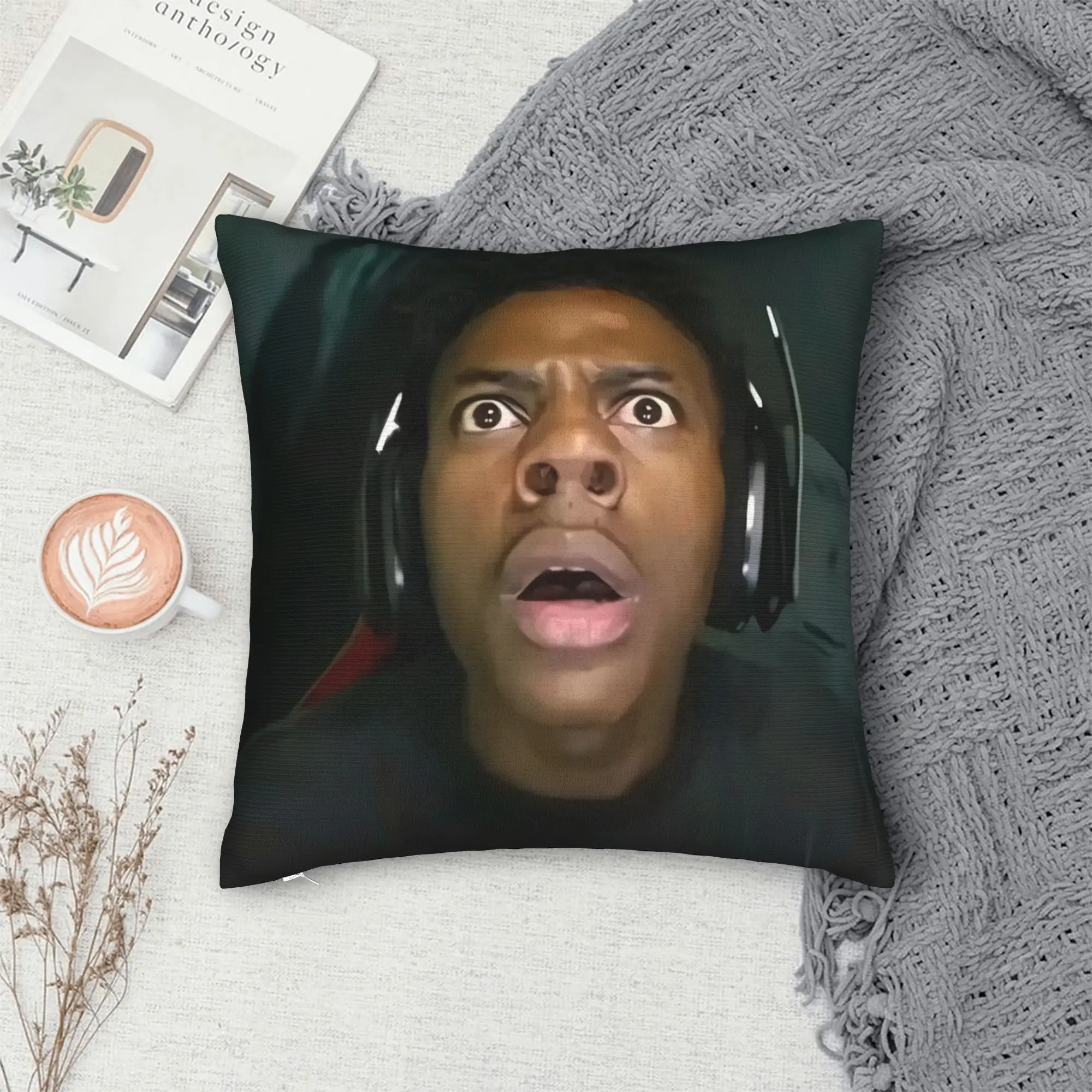 Pillow Cover IShowSpeed Funny YouTuber  Funny Pillow Case For Wedding Party Home Decor Pillowcases