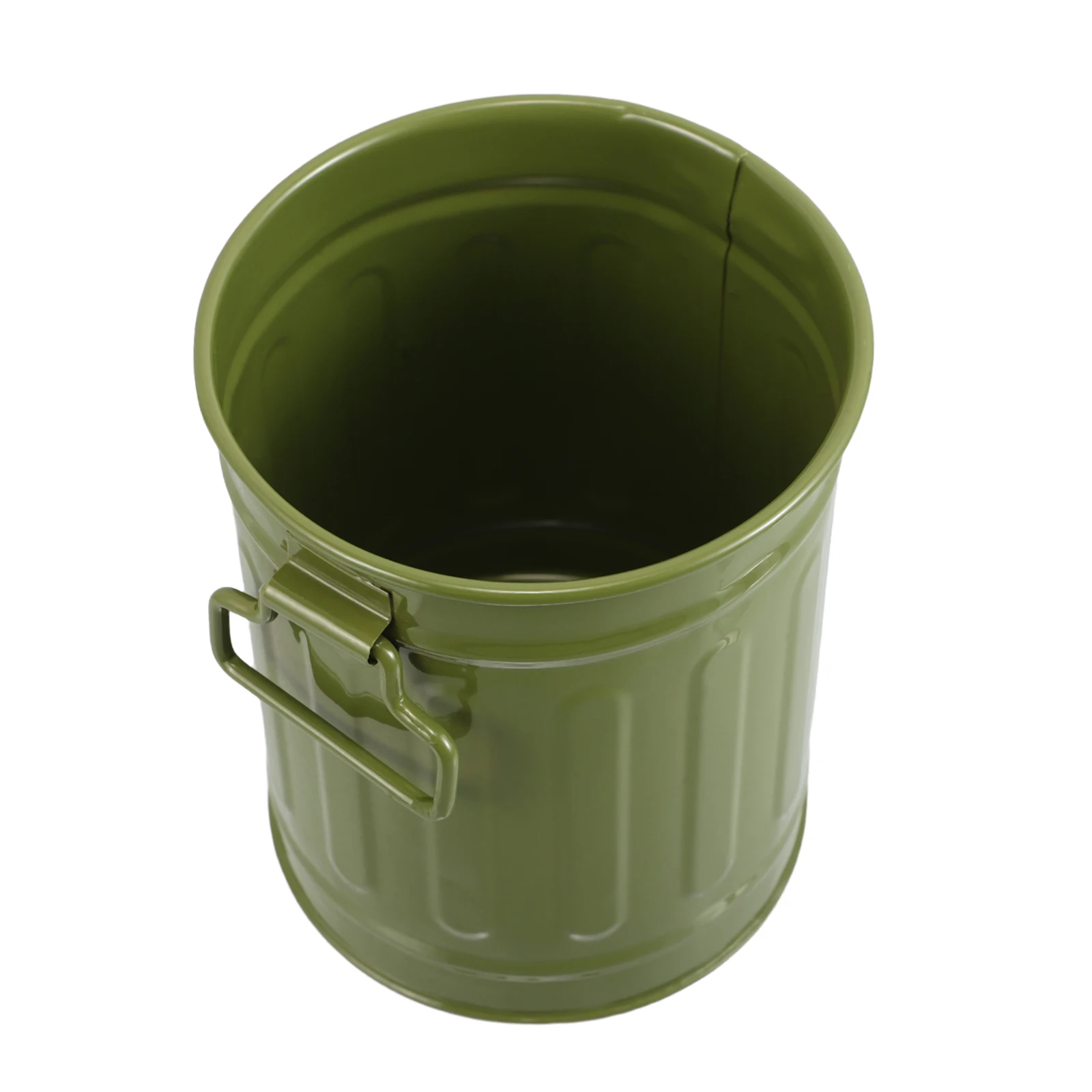 

Metal Iron Pen Holder Cylindrical Desk Pencil Holder Creative Desktop Organizer Large Capacity Storage Bucket for Office Home