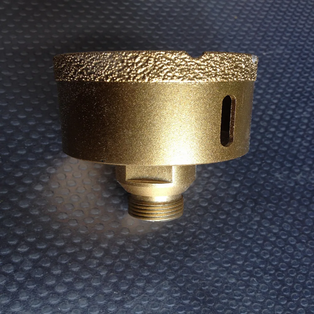 

On Sale Brazed Diamond Drill Bits Core Bit 65mm With Outer M22 Connector For Marble/granite/concrete/tile Hole Opening&drilling