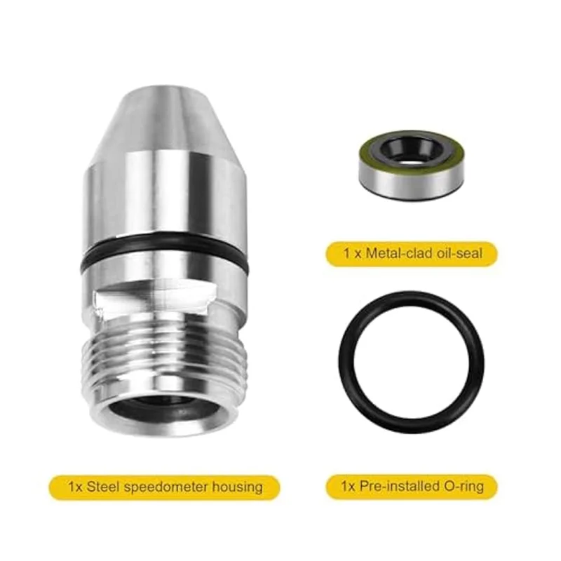 

NEW-For Chevy TH350 Bullet Speedometer Gear Sleeve Housing TH350 Speedometer Gear Housing Speedometer Housing Replacement Seal S