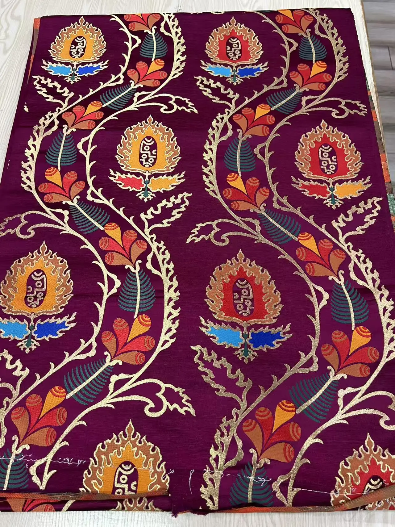 

Монгольский халат, тибетская одежда, Валенсия, тибетская жаккардовая ткань, парчовая ткань, длинная губка, ручная работа, сделай сам