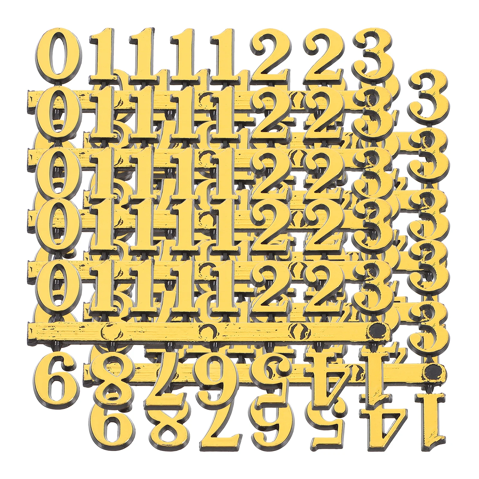 Clock Number Replacement Parts DIY Digital Numerals Kit Wall Clock Numbers For Home Bedroom Living Room Decor