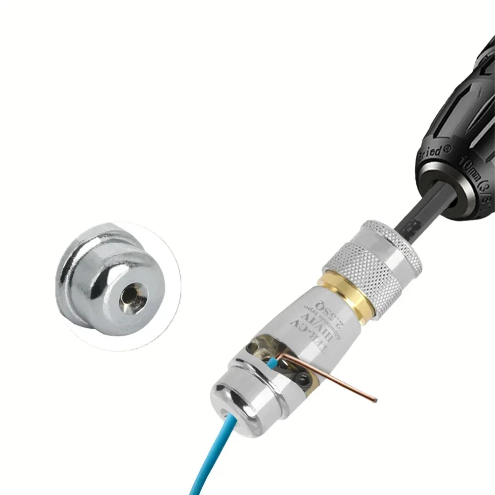 Electrician Wire Stripper For Quickly Stripping Wire Use With Hand Electric Drill Aluminum Alloy For Electricians