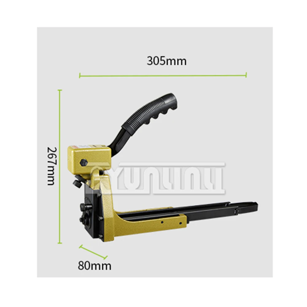 Handleiding Kartonnen Doos Nietmachine Nagelpistool 1-3/8 "Sluitmachine Dichterbij voor 16-18mm Nietjes HB3518
