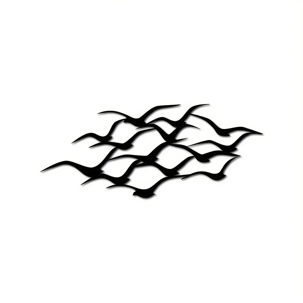 Металлический декор стен в виде птиц, уникальный дизайн, стальные голуби, произведения искусства для декора интерьера