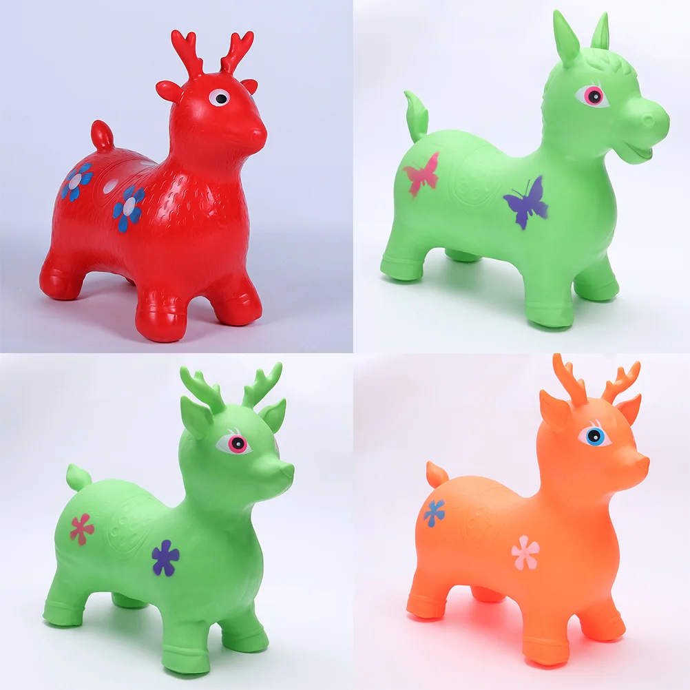 

1 шт. надувная игрушка для животных из ПВХ, креативные забавные музыкальные игрушки для игры в помещении и на открытом воздухе, декоративный реквизит (случайный цвет)