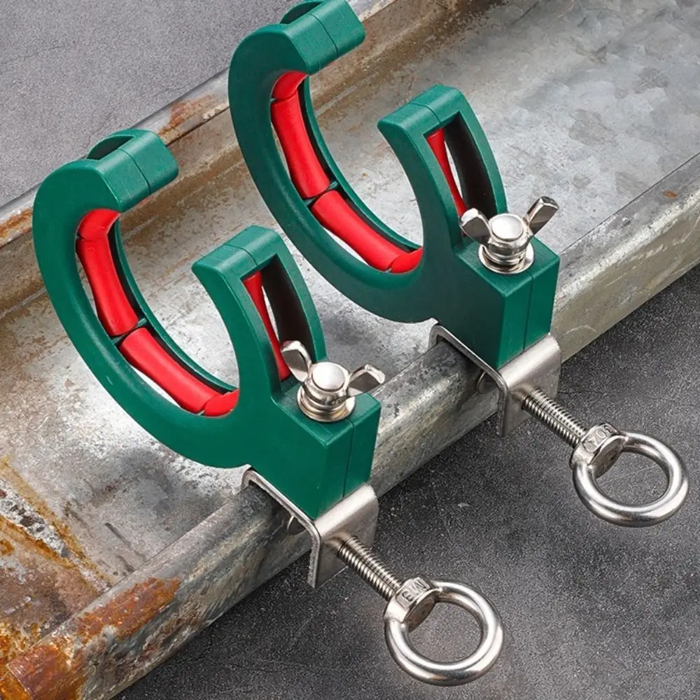 Stainless Steel Cable Laying Roller Adjustable Clamp Auxiliary Tool Pulley Roller Wire Guide Fixation Smooth Wire Pulling