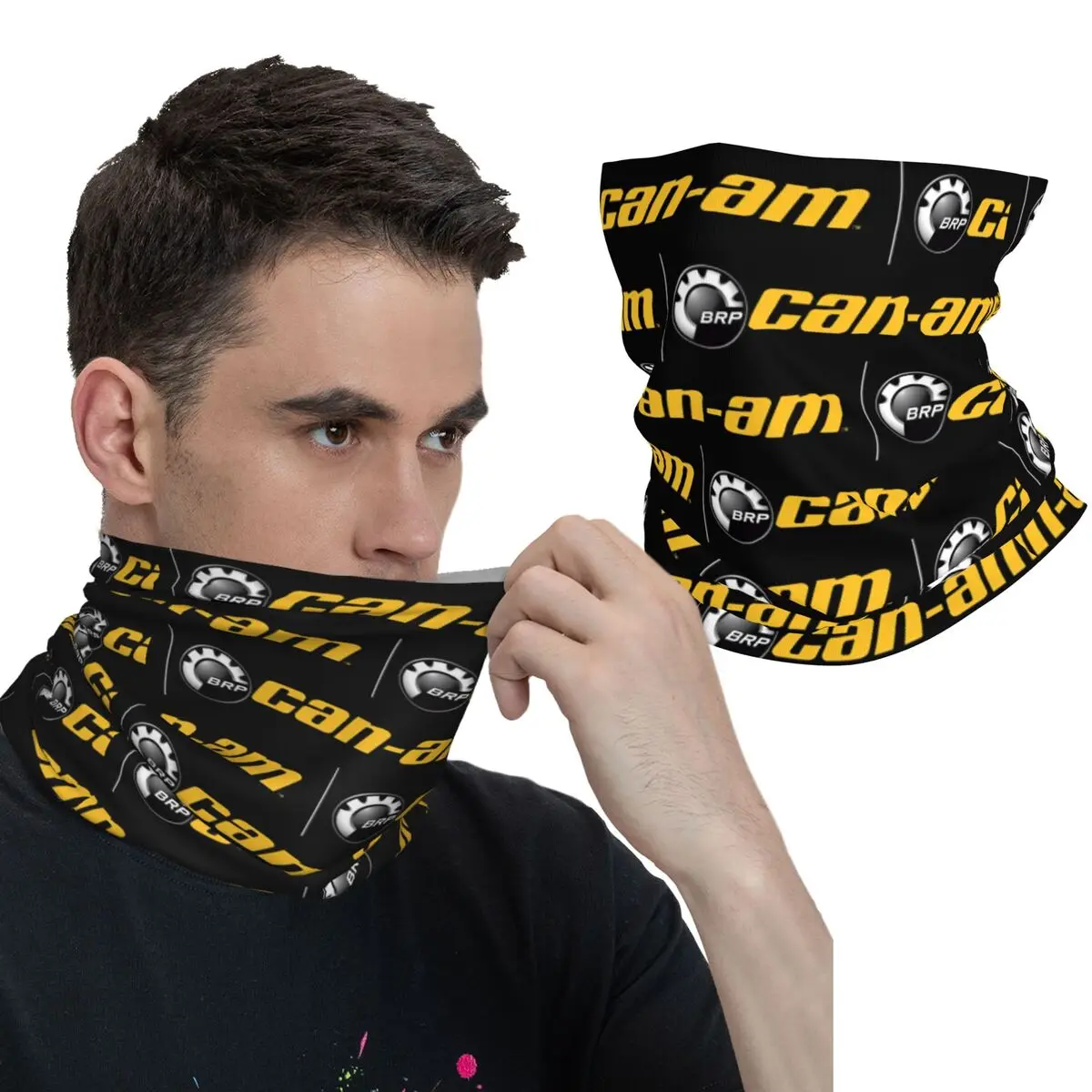 Outdoor-Sport Sturmhaube Can-Am Motorräder Fahrrad maske atmungsaktive taktische Maske Punk Wandern Camping UV-Schutz Schal Bandana