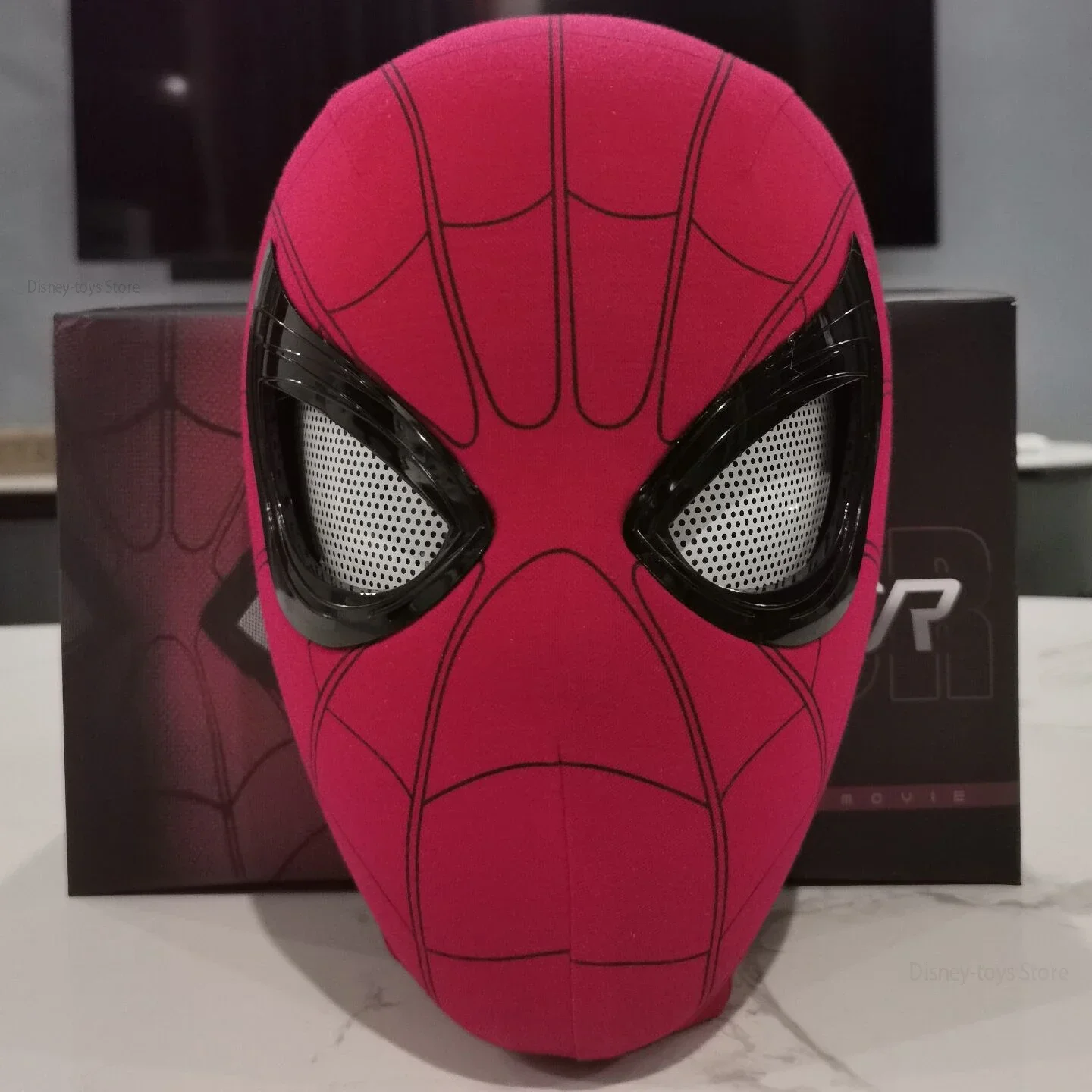 

New Spider-man:no Way Home Spider Man Mask Luxury Helmet Rechargeable Remote Eyes Movable Mask Cosplay Decoration Gift Toys