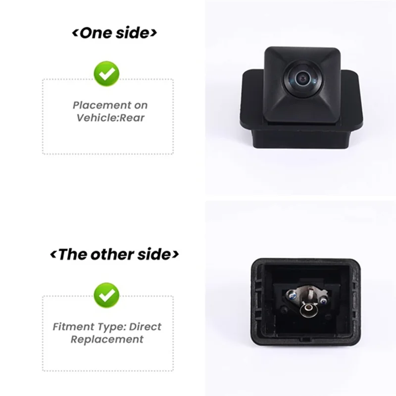 

2PCS Car Rear View Camera Reverse Camera Parking Backup Camera 704000715AA For Chery Tiggo 7 8 Pro