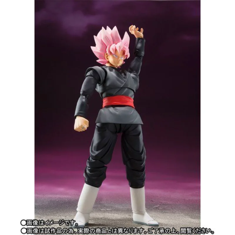 Hot-blooded toy model figure, Dragon Ball changed to SHF Black Wukong, Saiyan Pink, World King God Zamas