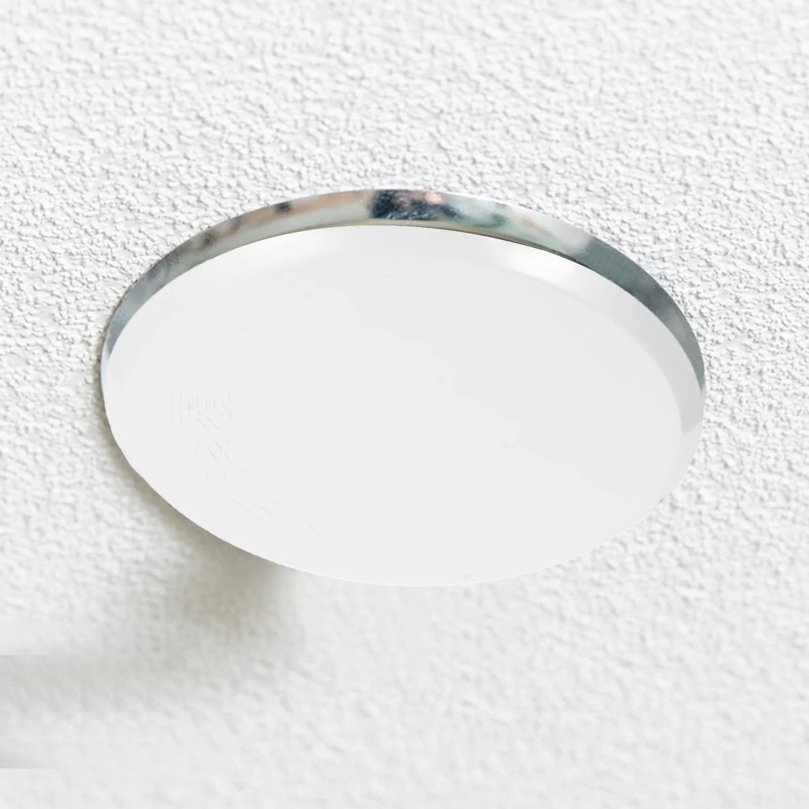 2pcs Concealed Fire Cover White Sprinkler Head Cap Easy Replacement For Ceiling Decor Fire Sprinklers Cap Sprinkler Head