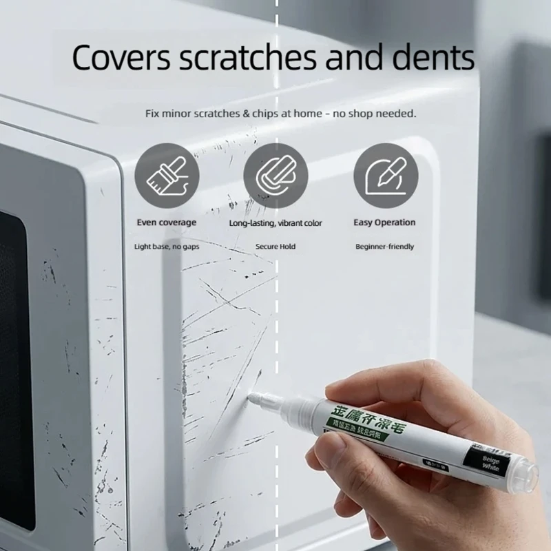 CORA Metal Scratch Cover Pen Set, 10 Shade Markers Set for Doors and Trim