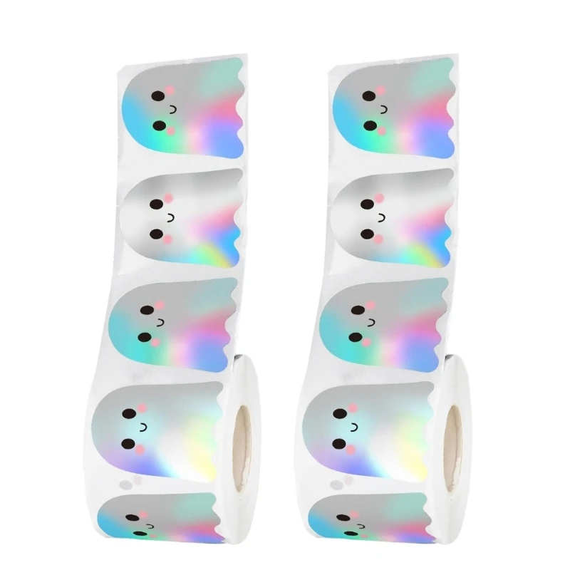  2Pcs 500 Label Sticker For Holiday Decorations Sealing Labels Office Supplies Adhesive Decal Multipurpose Use