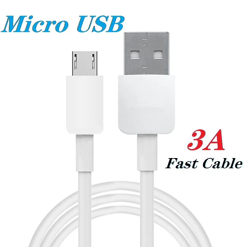 1M Micro USB Charging Cable Microusb Charge Kabel Micro Phone USB Cable Cord for Huawei Honor 7 6 9i 8X P9/P8 Lite 7 8 Plus 7