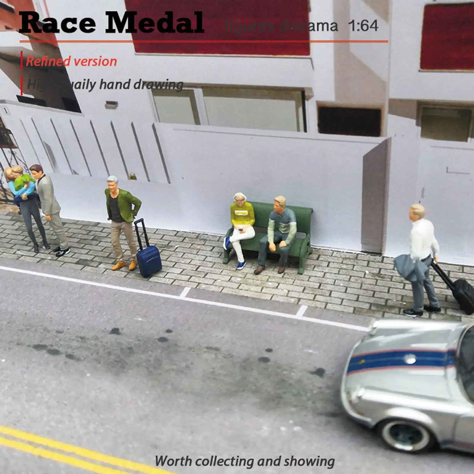 

RM1/64 Resin Tiny Figures Business Trip Dolls Dioramas Layout