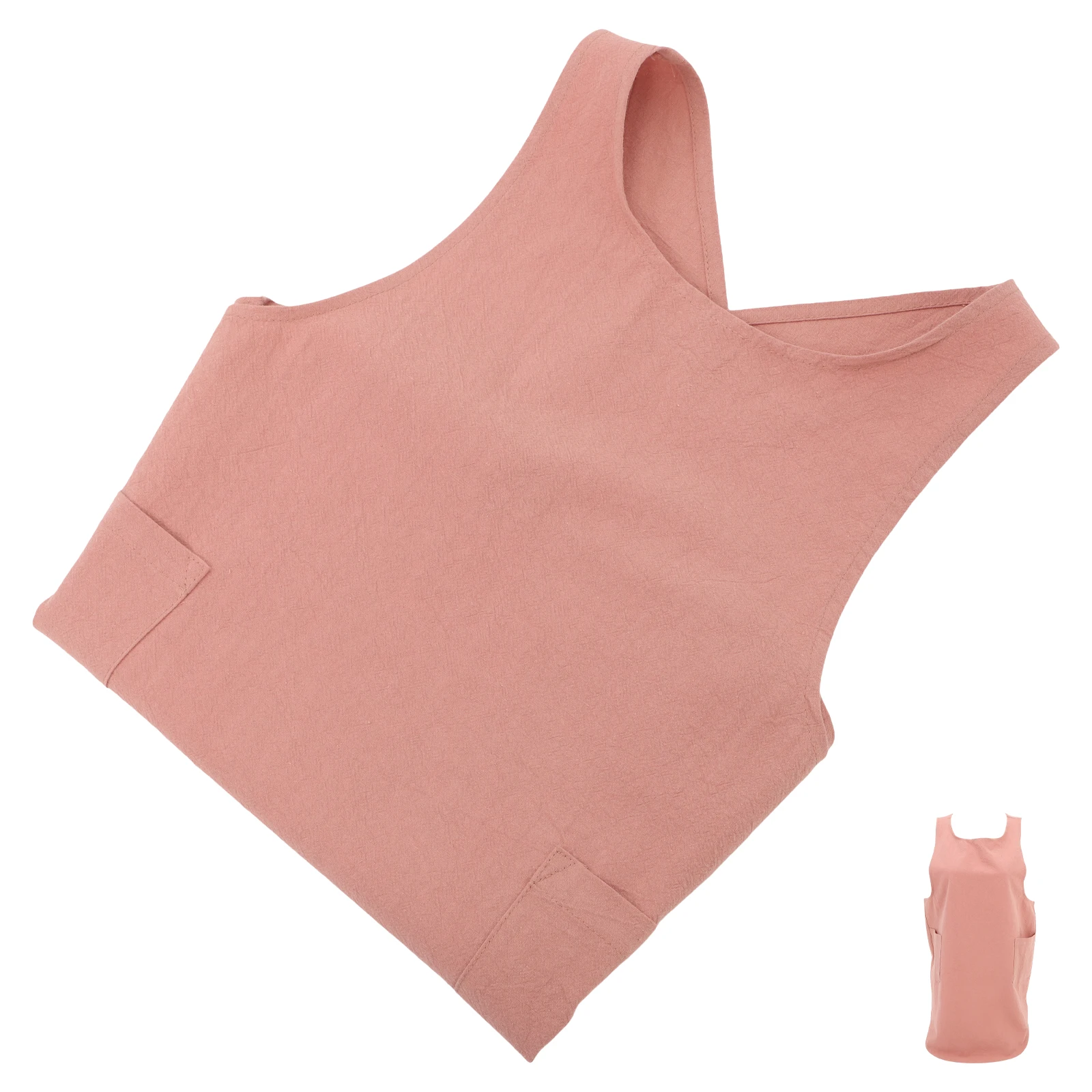 

Cotton Linen Apron for Women Chef Winter Garden Pockets Crossback Cooking Kitchen Boho Cute Home Daily Use