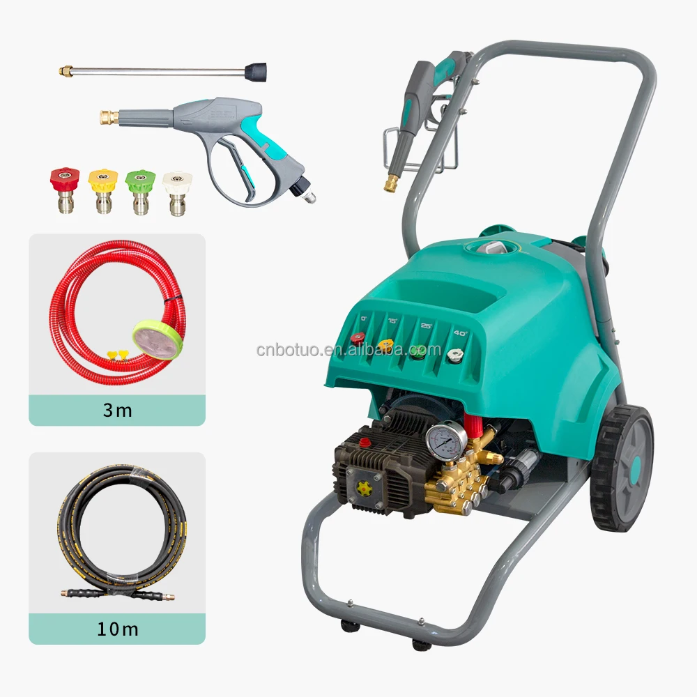 Botuo 1450Psi 100Bar 15Lpm Machinery Cleaning Equipment High Pressure Cleaner for Car Surface Cleaning