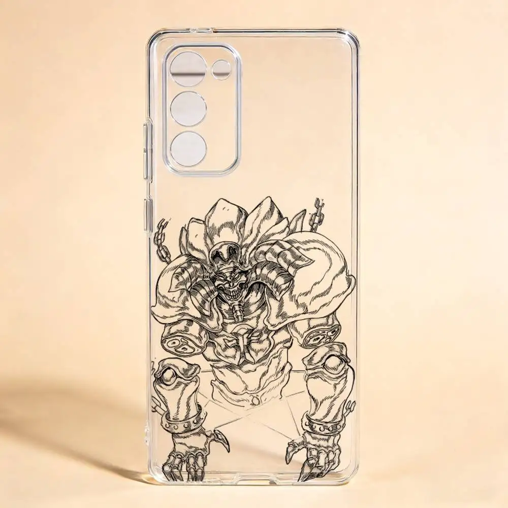 Exodia  Yu-Gi-Oh! Cool Anime Phone Case For Samsung Galaxy S24 S25 S23 S22 S21 Transparent Cover Case