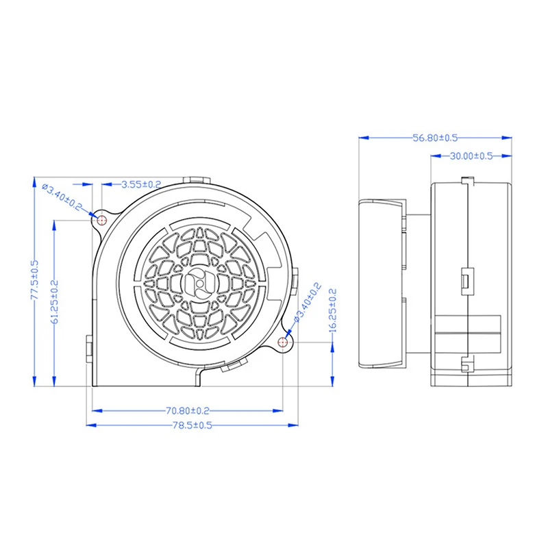 Replacement Air Blower For Outdoor Holiday Yard Inflatables Store Inflatable Big Doll Small High-pressure Centrifugal Blower