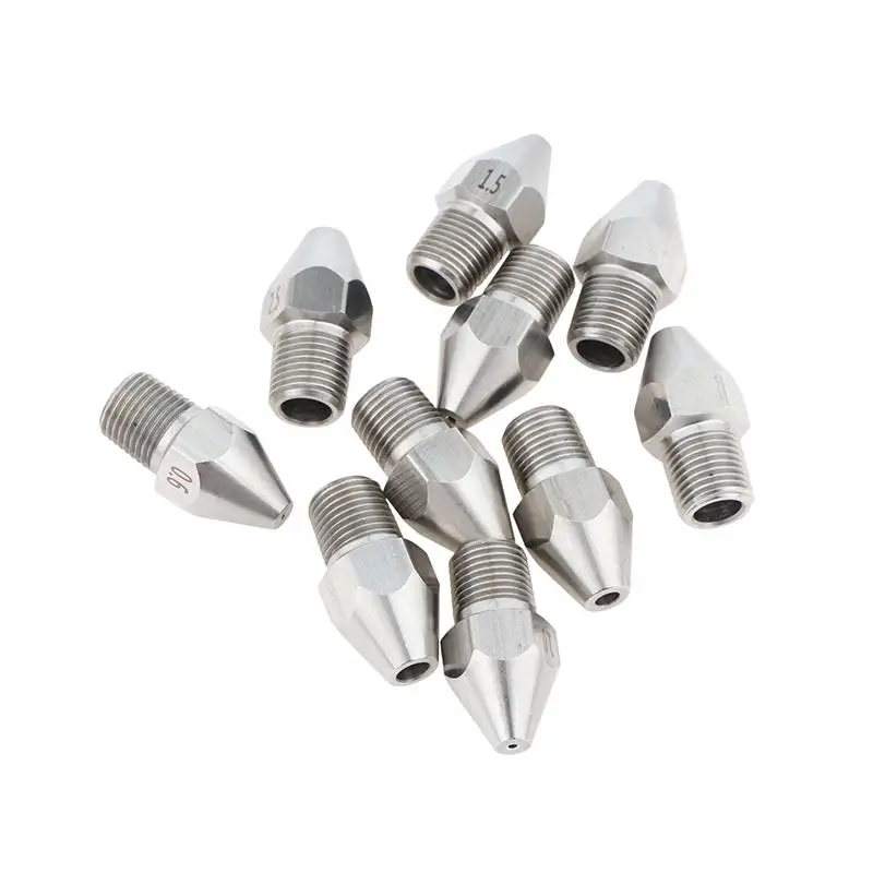 Universal Linear Nozzle Stainless Steel 0 Degree Liquid Column Flow Tip Multi Purpose for Outdoor Property Maintenance Tasks
