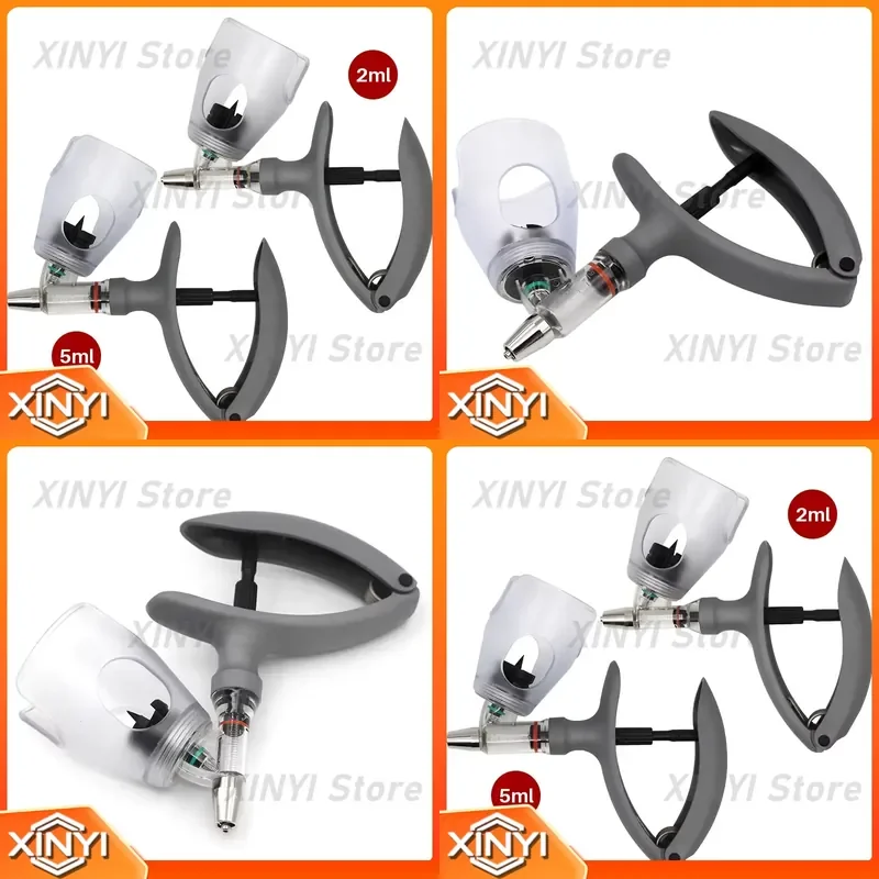 5ml Poultry and Veterinary Syringe for Continuous Vaccine Bottle Holder for Cattle and Sheep