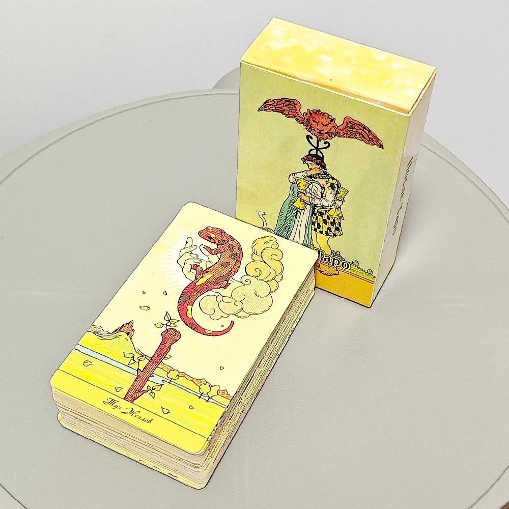 

10.3*6cm After Tarot Deck In Russian Language 78 Pcs Tarot Cards