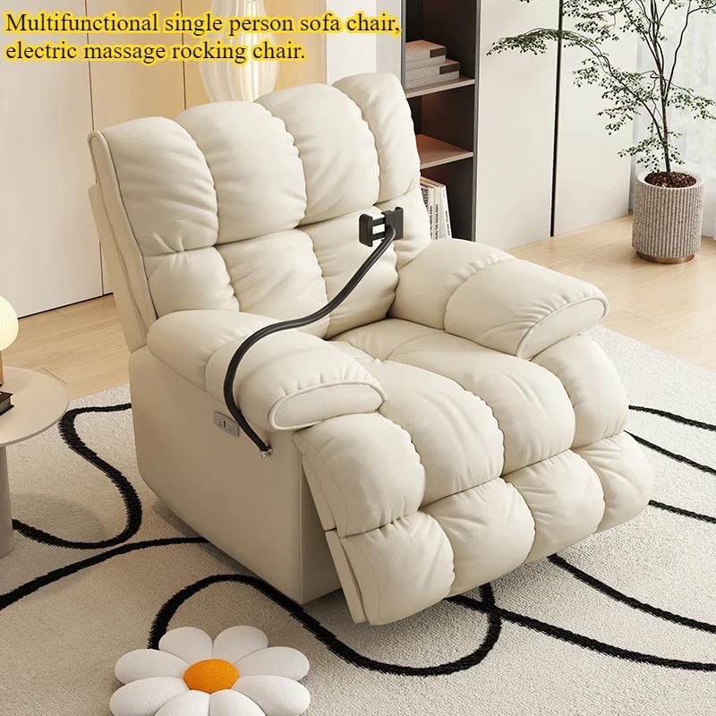 Electric Armchair Reclining Sofa Multifunctional Swivel Kids Reclining Sofa Bed Comfortable Divano Soggiorno Home Furniture