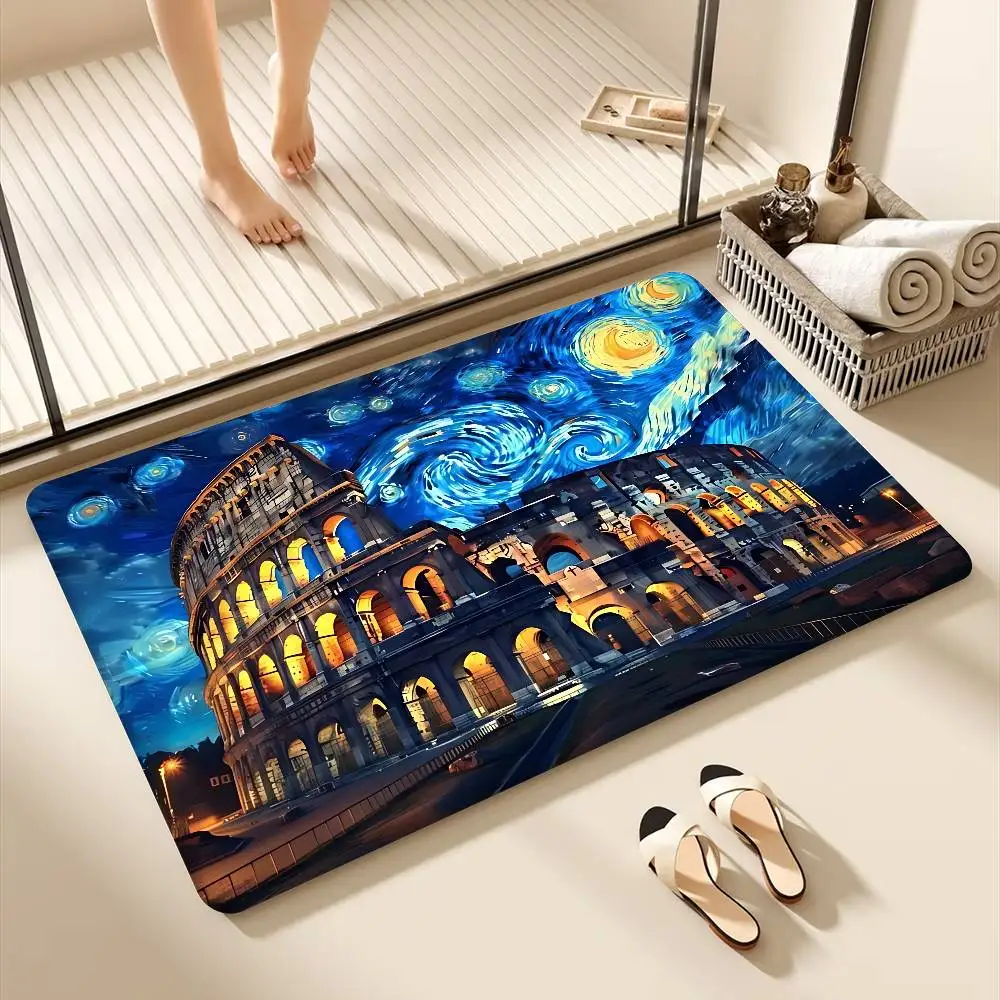 The Coffin Of Andy And Leyley Kitchen Mat Nordic Style Bedroom Living Room Doormat Home Balcony Anti-Slip Doormat Area Rug