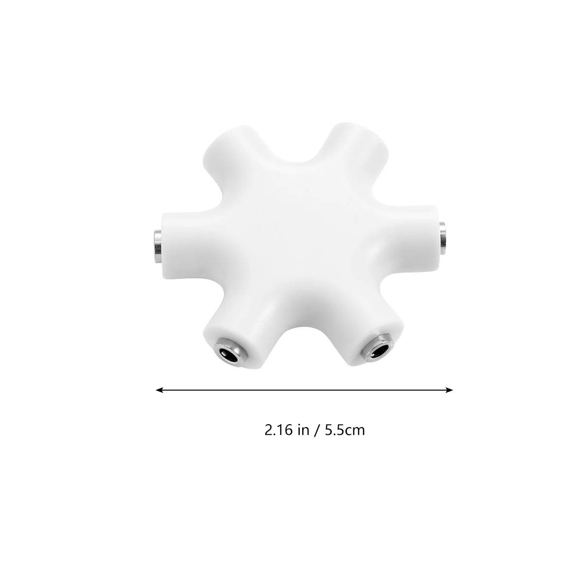 مقسم موسيقى سماعة الرأس 3.5 ملم 5 اتجاهات مقسم صوت ندفة الثلج لسماعات الأذن محول مكبرات صوت ستيريو متوافق مع الجميع #6