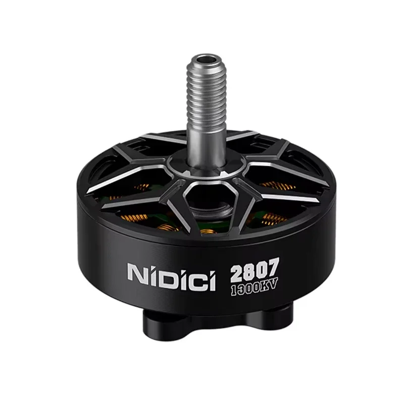 IFlight NIDICI 2807 1300KV Motor sin escobillas eje de 5 mm Compatible con hélice de 7 pulgadas para RC FPV Drone