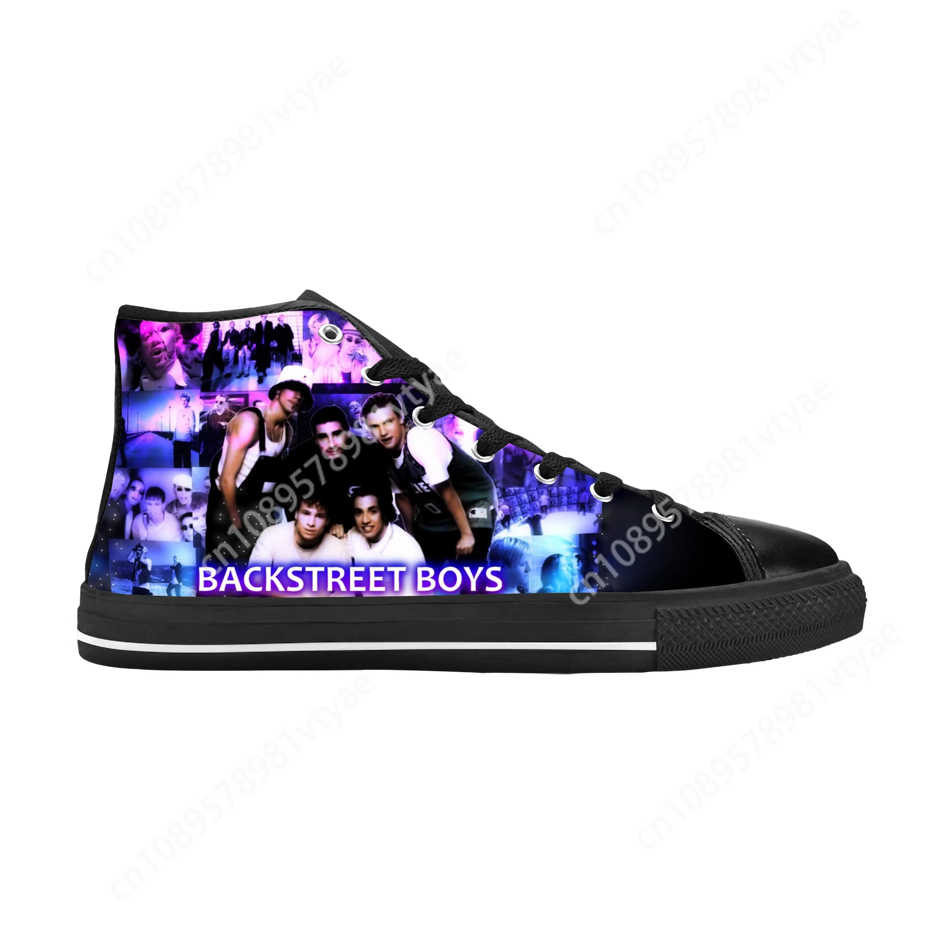 

Backstreet Boys Pop Rock Band Music Singer Funny Casual Cloth Shoes High Top Comfortable Breathable 3D Print Men Women Sneakers