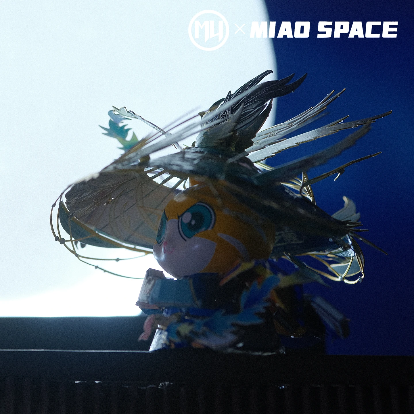 MU Miao Daxia 3D metalen puzzel, doe-het-zelf puzzel speelgoed, bureaudecoratie, stressverlichtend, kleurrijk cadeau voor vriendin