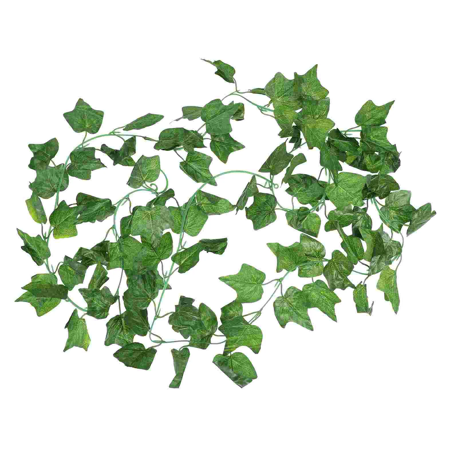 5 Pcs Foliage Garland Simulated Plant Decor Garden Hanging Creeper Vines Crawl Green