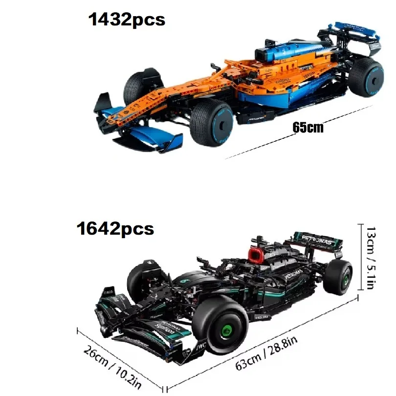 Technical 42141 42171 F1 Formula City Racing Car Building Blocks Bricks Famous Sports Vehicle Model  Halloween, Christmas gifts