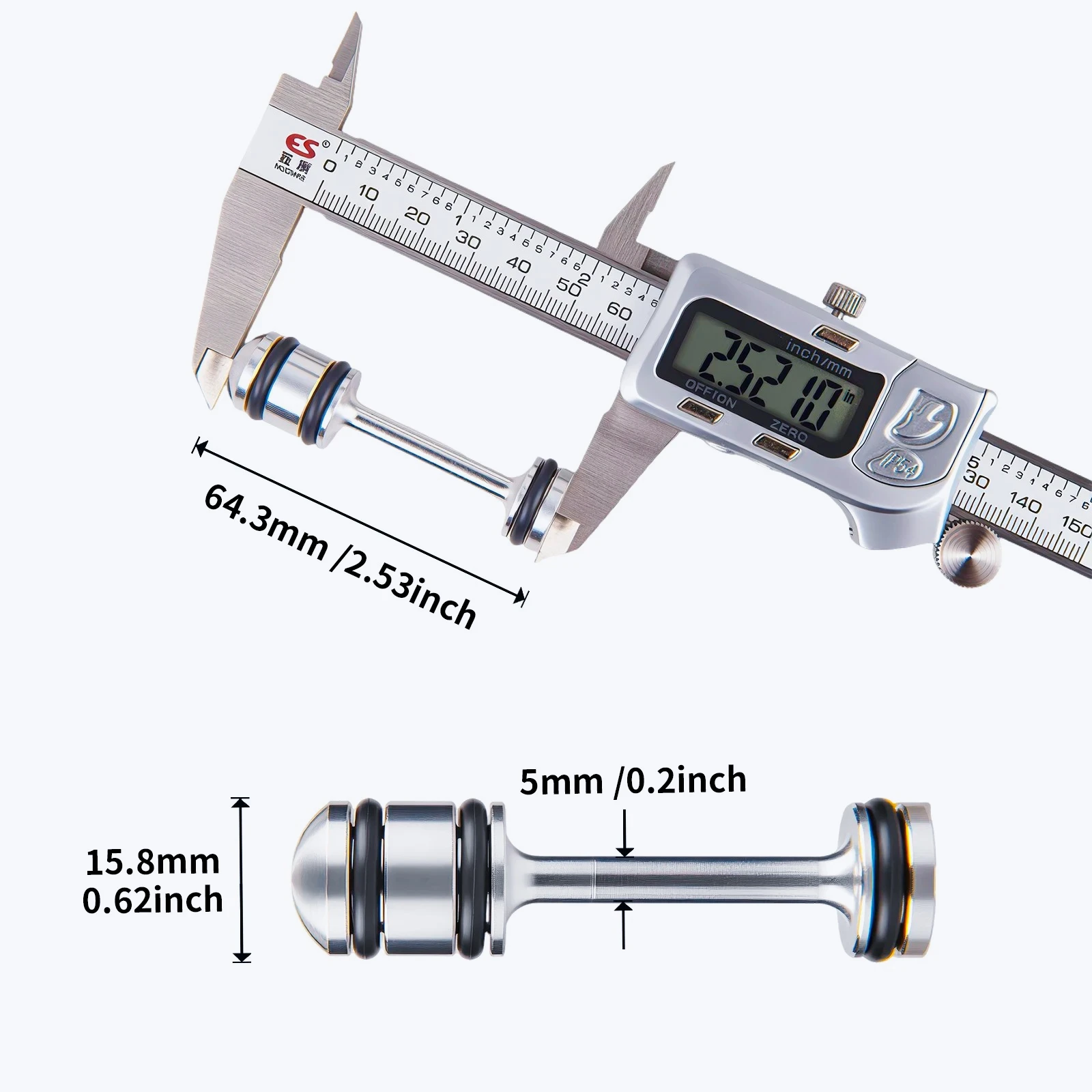 

AZ-LS Billet Rear Galley Plug Barbell Oil Diverter fits for GM Gen III & IV LS1 LS3 LS2 LQ4 LQ9 LS6 L92 L33 L99 Oil Diverter LS