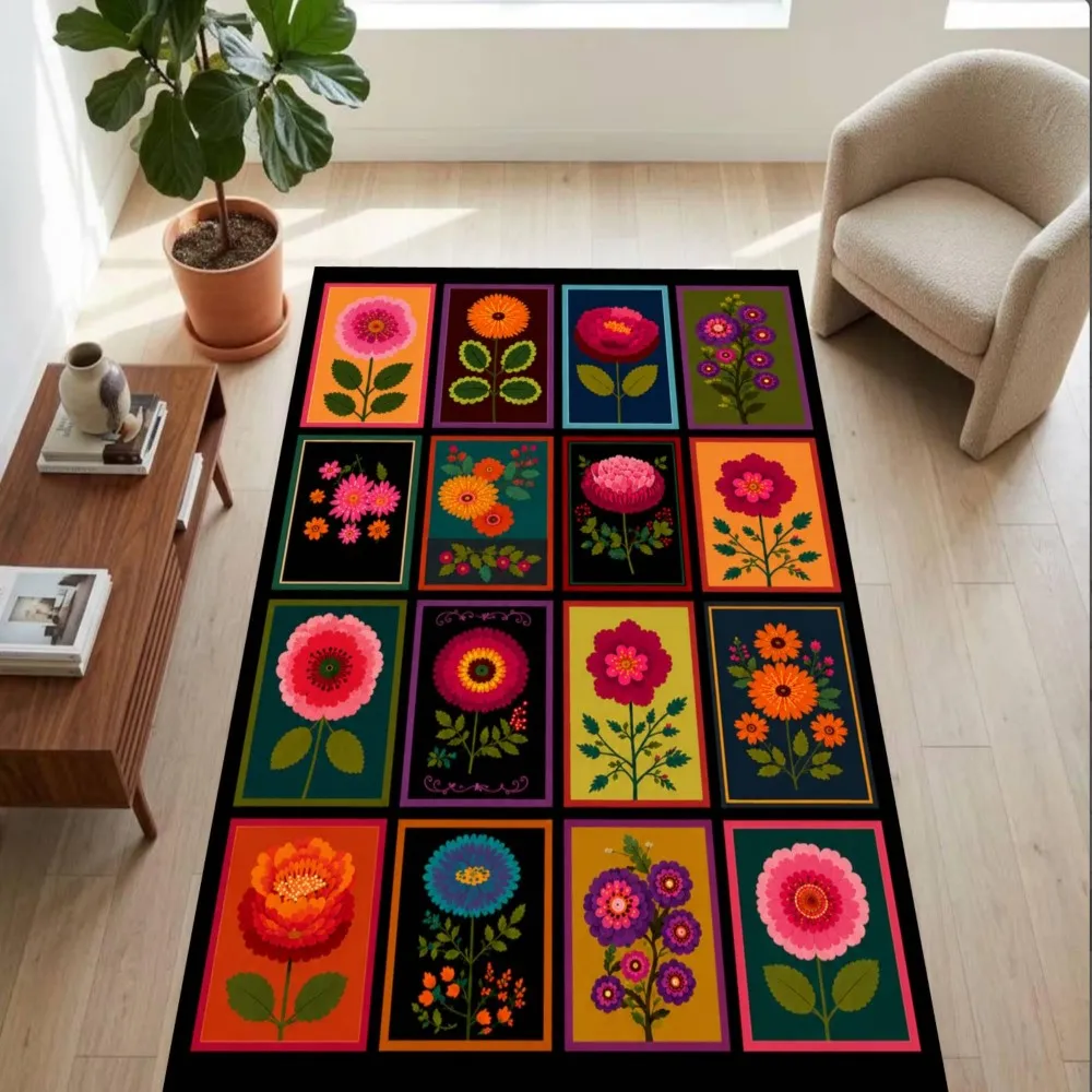 Reggae Rasta Skull Area Rug Hip Hop Rock Skeleton Carpet For Living Room Street Culture Bedroom Floor Mat Cool Home Decoration