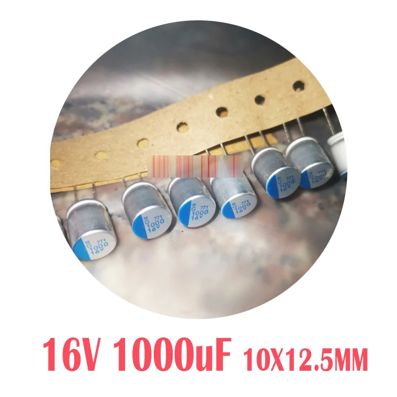 10-個-16v1000uf-10x125-psg-apsg160etd102mjc5s-ソリッドステートコンデンサ-1000uf-16v