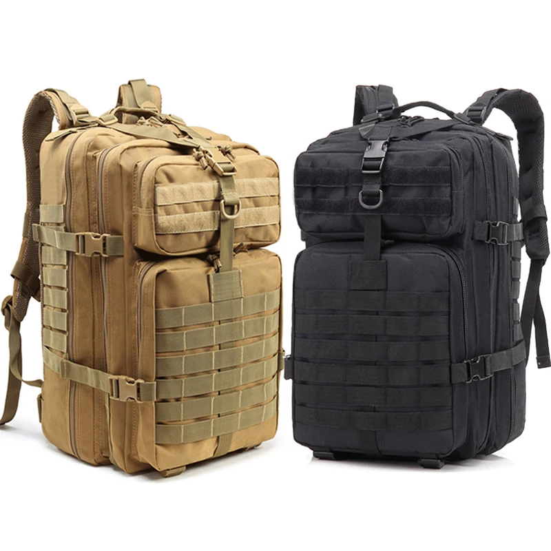 50L Outdoor Waterproof Mountaineering Hiking Camping Sports Travel Backpack Molle Tactical Hunting Equipment Backpack