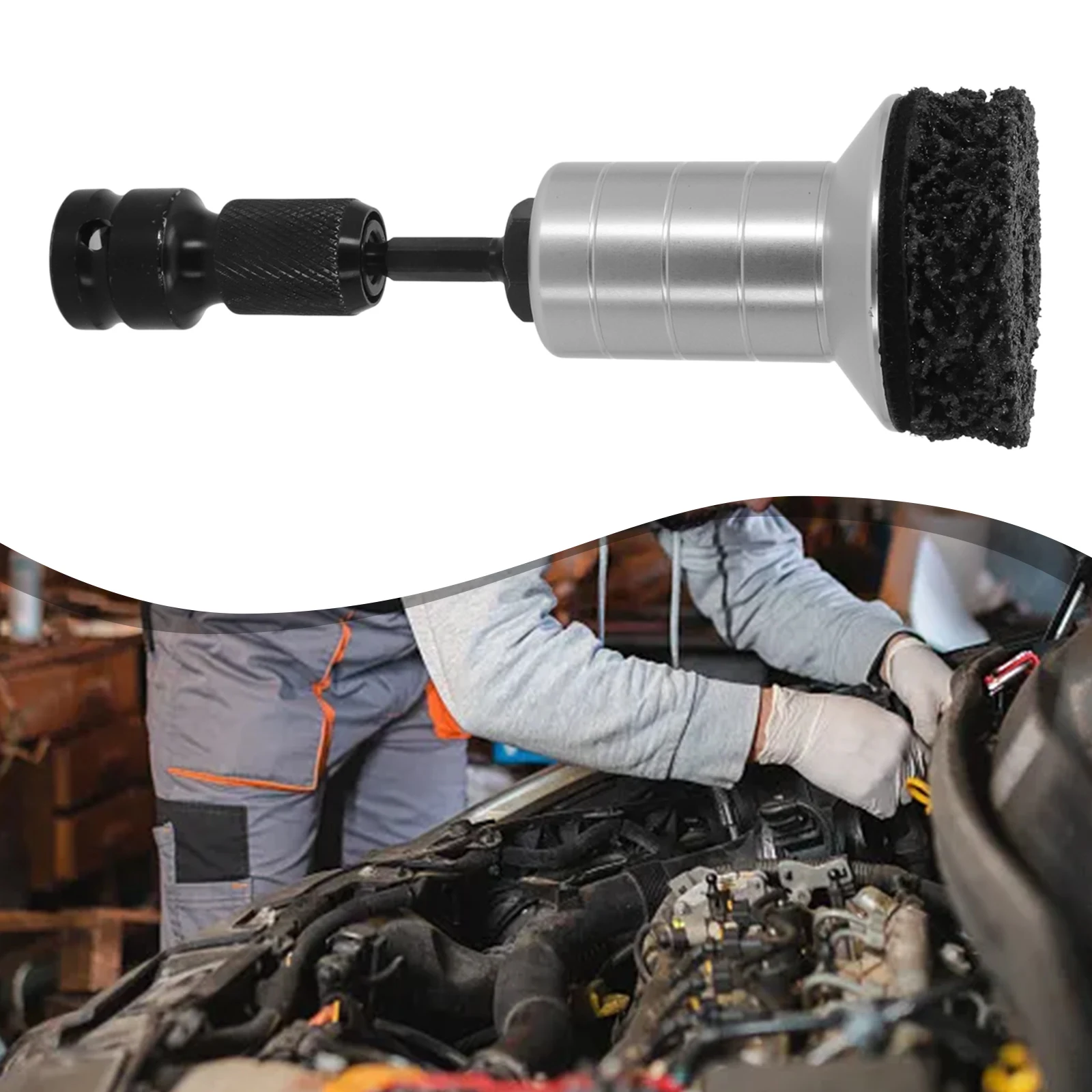 

Car hub shaft head rust removal and maintenance tool Brake disc rust removal tool